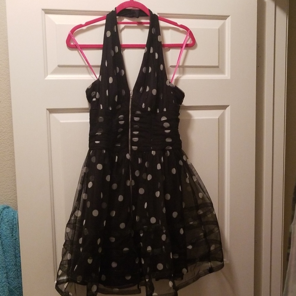 Polka dot Betsey Johnson pinup dress